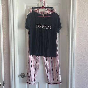 Bundle of Victoria secrets pajama set and work out sports jacket